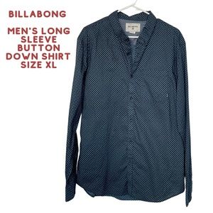 Billabong Men's Long Sleeve Button Down Shirt Size XL